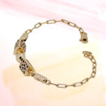 SILVER FANCY CHAIN BRACELET 92.5