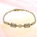 SILVER FANCY CHAIN BRACELET 92.5