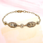 SILVER FANCY CHAIN BRACELET 92.5