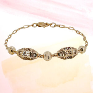 SILVER FANCY CHAIN BRACELET 92.5