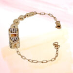 SILVER FANCY CHAIN BRACELET 92.5