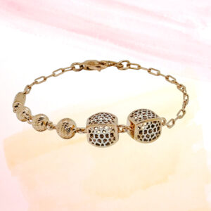 SILVER FANCY CHAIN BRACELET 92.5