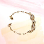 SILVER FANCY CHAIN BRACELET 92.5