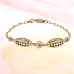 SILVER FANCY CHAIN BRACELET 92.5