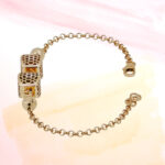 SILVER FANCY CHAIN BRACELET 92.5