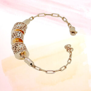 SILVER FANCY CHAIN BRACELET 92.5