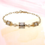 SILVER FANCY CHAIN BRACELET 92.5