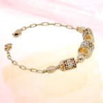 SILVER FANCY CHAIN BRACELET 92.5