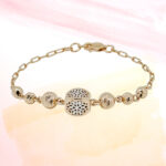 SILVER FANCY CHAIN BRACELET 92.5