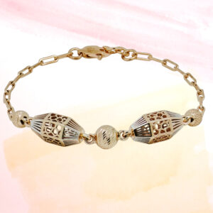 SILVER FANCY CHAIN BRACELET 92.5