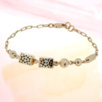 SILVER FANCY CHAIN BRACELET 92.5