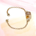 SILVER FANCY CHAIN BRACELET 92.5