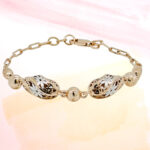 SILVER FANCY CHAIN BRACELET 92.5