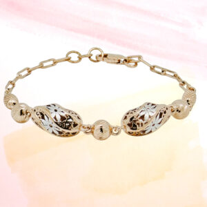 SILVER FANCY CHAIN BRACELET 92.5