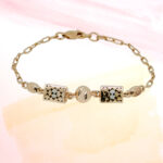 SILVER FANCY CHAIN BRACELET 92.5