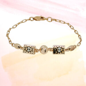 SILVER FANCY CHAIN BRACELET 92.5