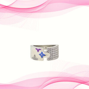SILVER MINA  RING 92.5