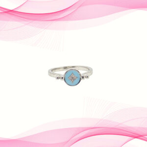 SILVER MINA  RING 92.5