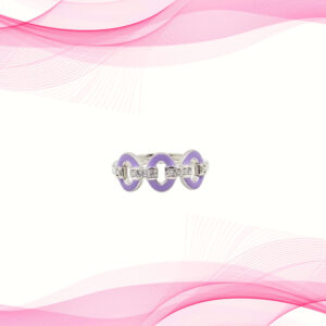 SILVER MINA  RING 92.5