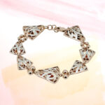 Silver Fancy Chain Bracelet 92.5