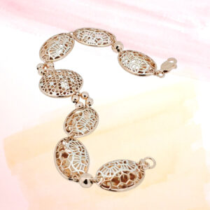 Silver Fancy Chain Bracelet 92.5