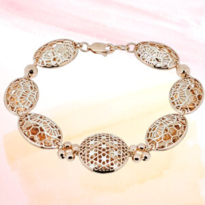 Silver Fancy Chain Bracelet 92.5