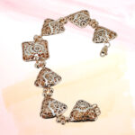 Silver Fancy Chain Bracelet 92.5