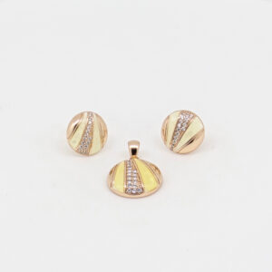 MOP PENDENT SET SILVER SILVER 92.5