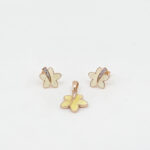 MOP PENDENT SET SILVER 92.5