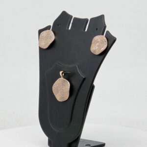 CZ PENDENT SET SILVER 92.5