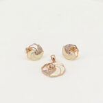 MOP PENDENT SET SILVER SILVER 92.5