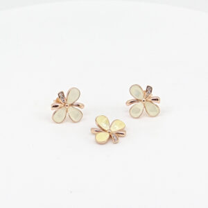 MOP PENDENT SET SILVER 92.5