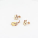 MOP PENDENT SET SILVER 92.5