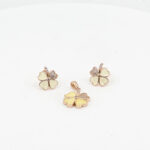 MOP PENDENT SET SILVER 92.5