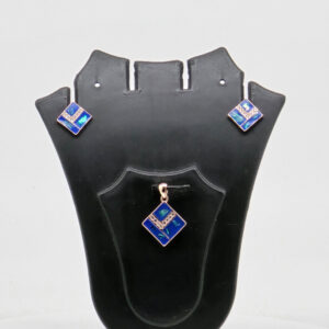 MOP PENDENT SET SILVER SILVER 92.5