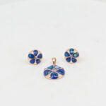 MOP PENDENT SET SILVER SILVER 92.5