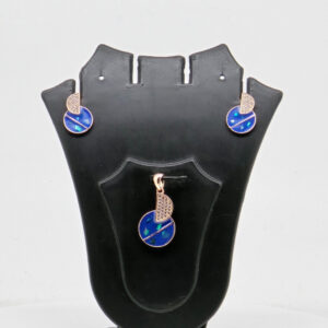 MOP PENDENT SET SILVER SILVER 92.5