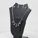 CZ NECKLACE SET SILVER 92.5