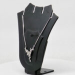 CZ NECKLACE SET SILVER 92.5