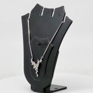 CZ NECKLACE SET SILVER 92.5