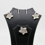 CZ  PENDENT SET  SILVER 92.5