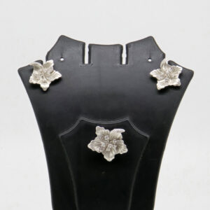 CZ  PENDENT SET  SILVER 92.5