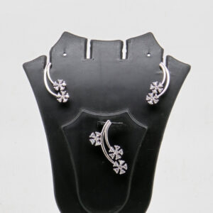 CZ  PENDENT SET  SILVER 92.5