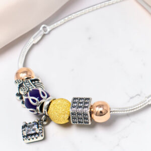 SILVER ADJUSTABLE CHAIN BRACELET92.5