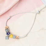 SILVER ADJUSTABLE CHAIN BRACELET92.5