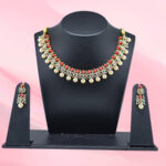 Silver 925 Necklace Set with Pearls