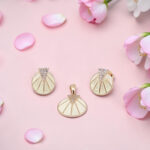 Silver 925 Mother Of Pearl Pendant Set