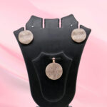 Silver CZ Pendant Set 925