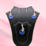 Sterling Silver Mother Of Pearl Pendant Set