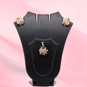 Silver 925 Mother Of Pearl Pendant Set